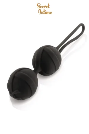 Boules de Geisha noires Secret Intime - 94edenstreet.com - sexshop en ligne