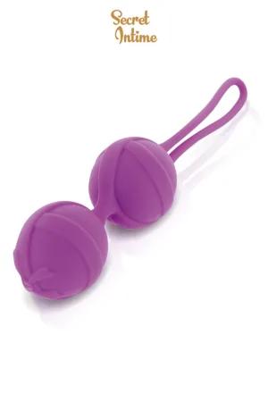 Boules de Geisha violettes Secret Intime - 94edenstreet.com - sexshop en ligne