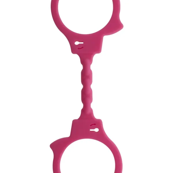 Menottes silicone stretchy – rose