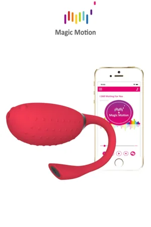 Oeuf vibrant connecté Magic Fugu rouge – Magic Motion - 94edenstreet.com - sexshop en ligne