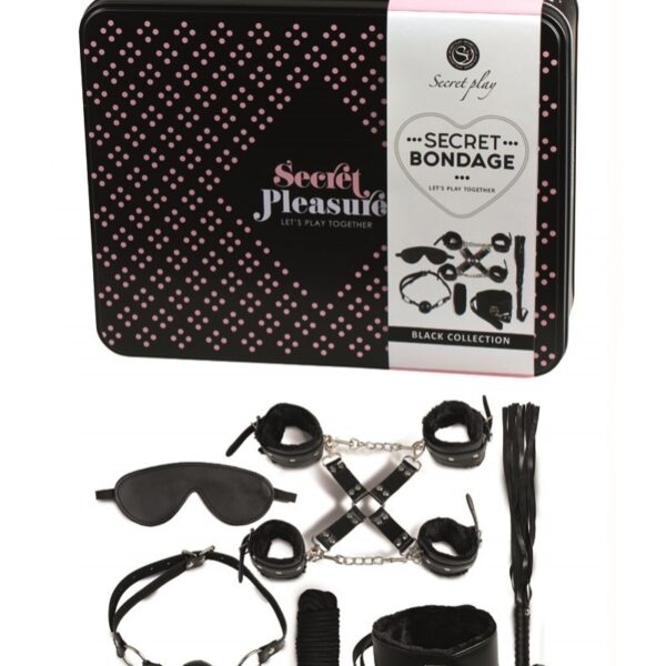 Kit BDSM 8 pièces – noir