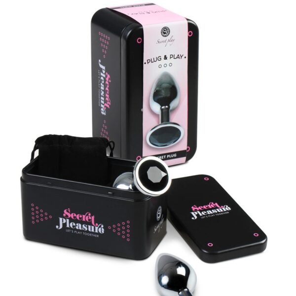 Plug aluminium M Noir