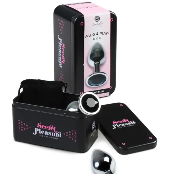 Plug aluminium M Noir