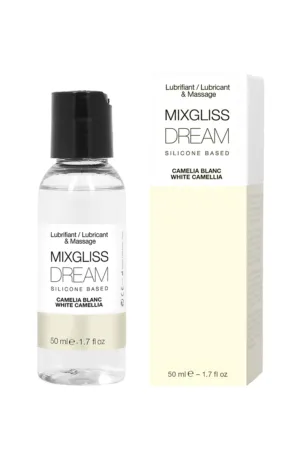 Mixgliss silicone – Camelia blanc – 50ml - 94edenstreet.com - sexshop en ligne