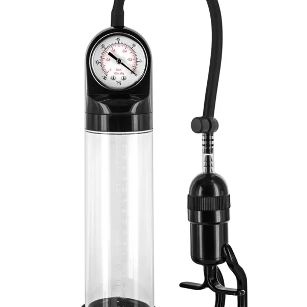 Pompe à pénis avec manomètre