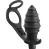 Plug anal vibrant et cockring - 94edenstreet.com - sexshop en ligne