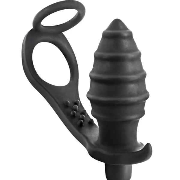 Plug anal vibrant et cockring