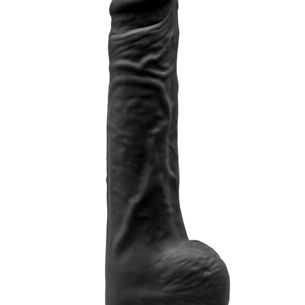 Gode double densité noir 24 cm – Modèle 3