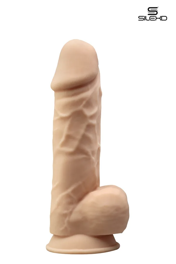 Gode double densité chair 21,5 cm – Modèle 4 - 94edenstreet.com - sexshop en ligne