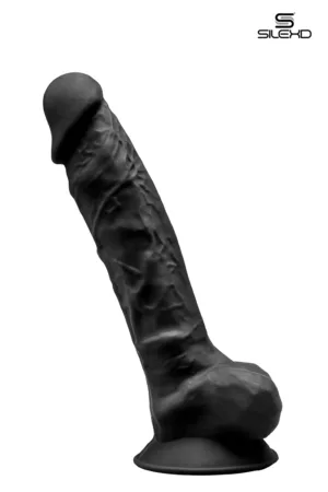 Gode double densité noir 23 cm – Modèle 1 - 94edenstreet.com - sexshop en ligne