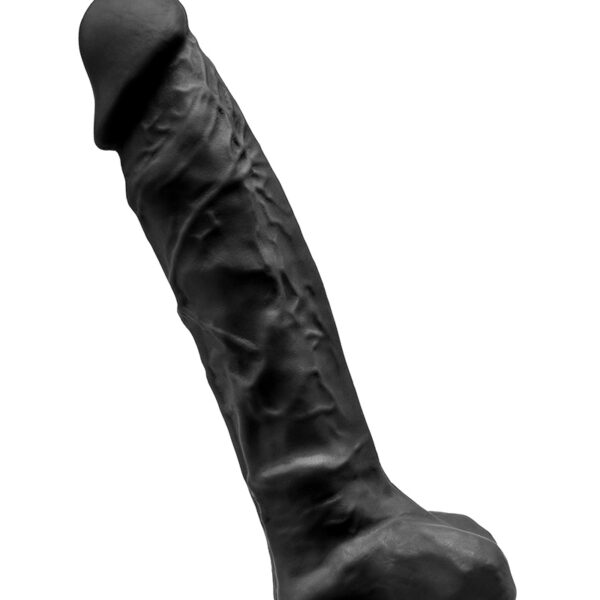 Gode double densité noir 23 cm – Modèle 1