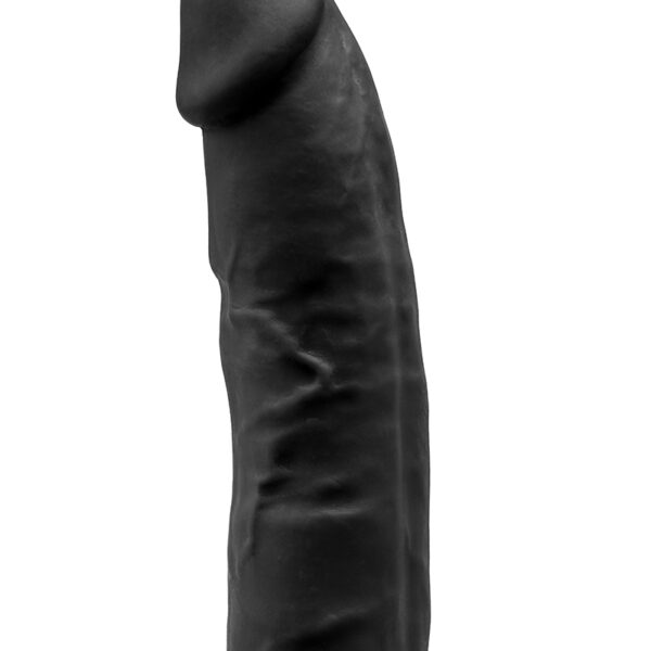 Gode double densité noir 23 cm – Modèle 2