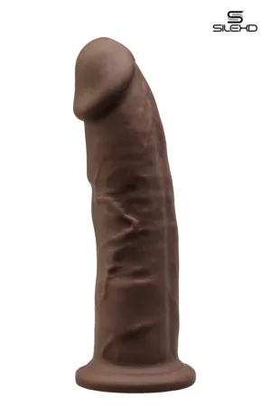 Gode double densité chocolat 23 cm – Modèle 2 - 94edenstreet.com - sexshop en ligne