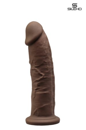 Gode double densité chocolat 19 cm – Modèle 2 - 94edenstreet.com - sexshop en ligne