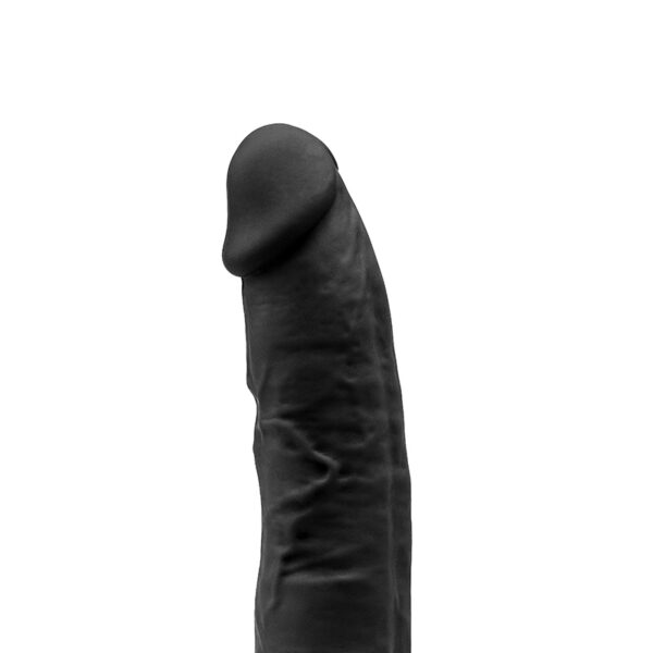 Gode double densité noir 15 cm – Modèle 2