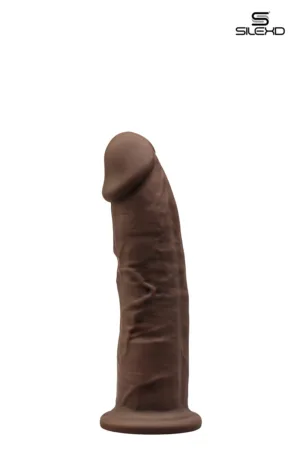 Gode double densité chocolat 15 cm – Modèle 2 - 94edenstreet.com - sexshop en ligne