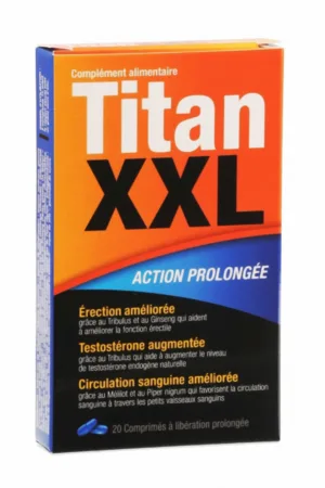 Titan XXL (20 comprimés) – stimulant sexuel - 94edenstreet.com - sexshop en ligne