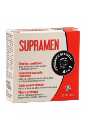 Supramen (20 gélules) – Aphrodisiaque - 94edenstreet.com - sexshop en ligne