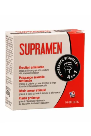 Supramen (10 gélules) – Aphrodisiaque - 94edenstreet.com - sexshop en ligne