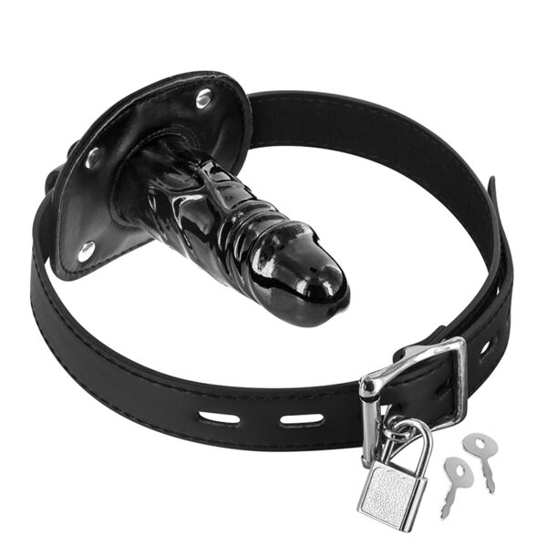 Bâillon avec gode interne – Fetish Tentation