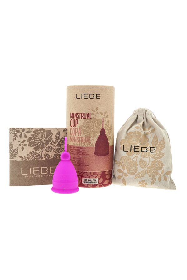 Cup menstruelle rose petite taille – Liebe - 94edenstreet.com - sexshop en ligne