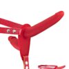 Double gode ceinture rouge – Fetish Tentation - 94edenstreet.com - sexshop en ligne