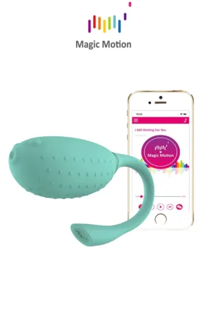 Oeuf vibrant connecté Magic Fugu vert – Magic Motion - 94edenstreet.com - sexshop en ligne