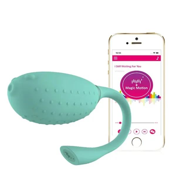 Oeuf vibrant connecté Magic Fugu vert – Magic Motion