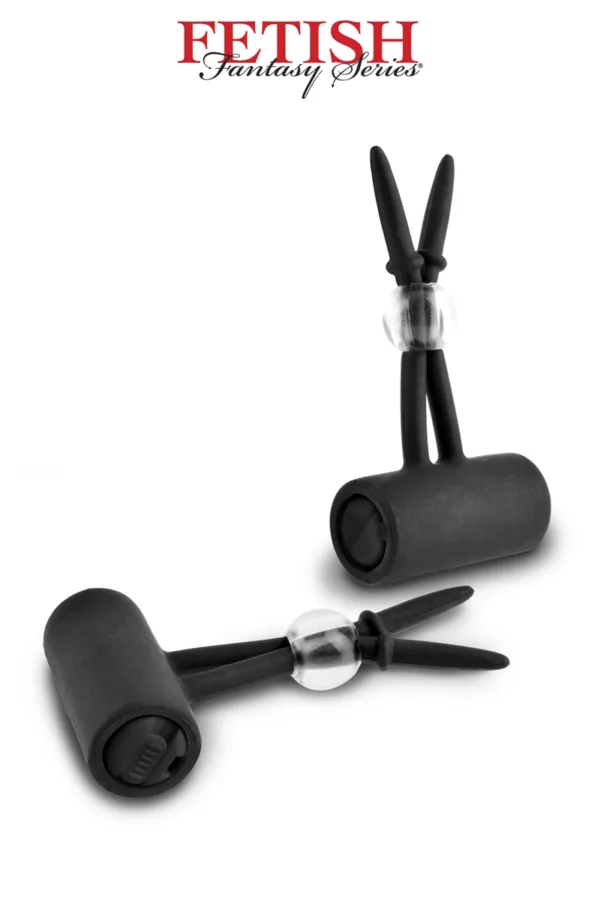 Pinces à Tétons Vibrantes silicone - 94edenstreet.com - sexshop en ligne