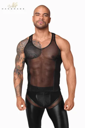 Débardeur filet 3D H057 - 94edenstreet.com - sexshop en ligne