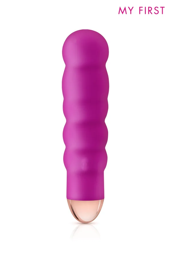 Vibromasseur rechargeable Giggle rose – My First - 94edenstreet.com - sexshop en ligne