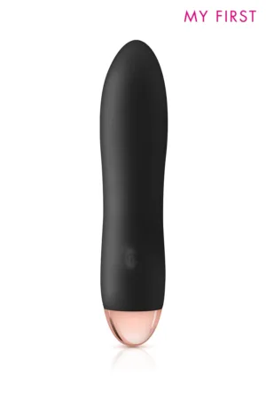 Vibromasseur rechargeable Pinga noir – My First - 94edenstreet.com - sexshop en ligne