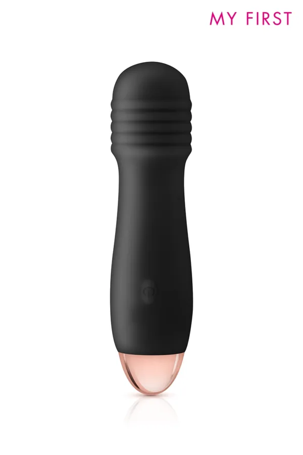 Vibromasseur rechargeable Joystick noir – My First - 94edenstreet.com - sexshop en ligne