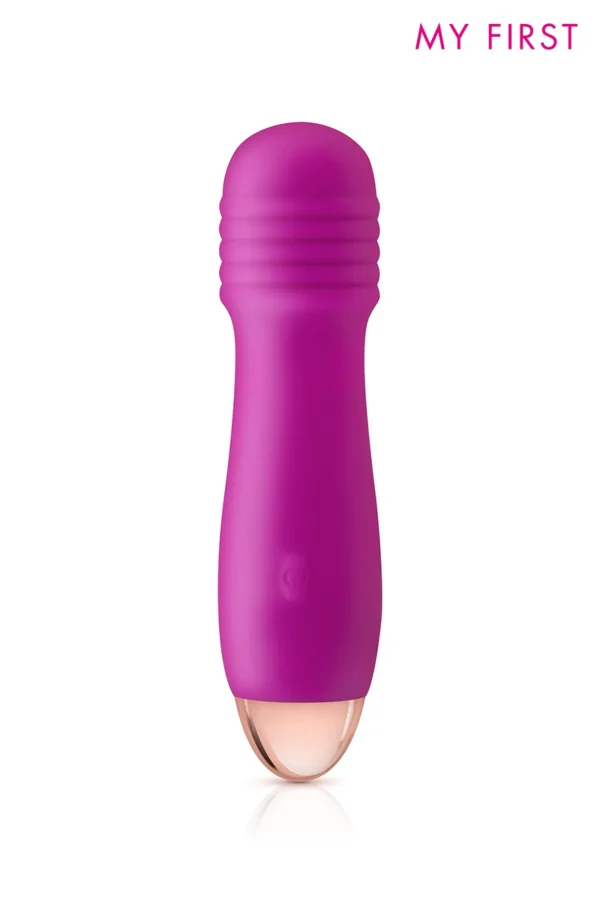 Vibromasseur rechargeable Joystick rose – My First - 94edenstreet.com - sexshop en ligne