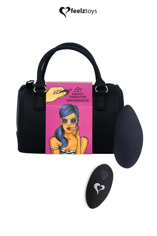 Stimulateur télécommandé Panty Vibe noir – FeelzToys - 94edenstreet.com - sexshop en ligne