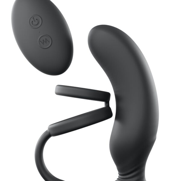 Stimulateur de prostate + cockring Double game