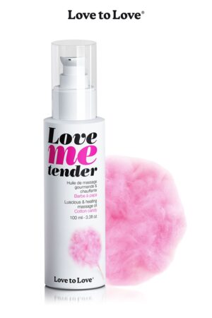 Huile de massage barbe a papa 100ml - 94edenstreet.com - sexshop en ligne