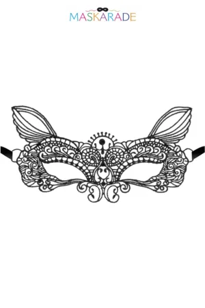 Loup broderie souple Pleine Lune - 94edenstreet.com - sexshop en ligne