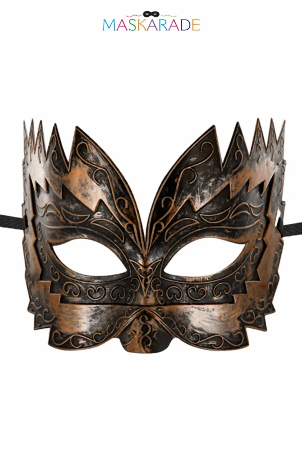 Masque semi-rigide cuivré Don Giovanni - 94edenstreet.com - sexshop en ligne