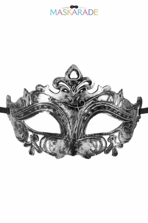 Loup semi-rigide argenté Hamlet - 94edenstreet.com - sexshop en ligne