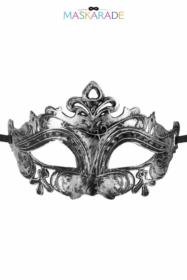 Loup semi-rigide argenté Hamlet - 94edenstreet.com - sexshop en ligne