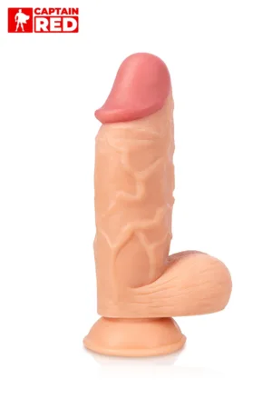 Gode XXL The Strong 26 x 6,5 cm – Captain Red - 94edenstreet.com - sexshop en ligne