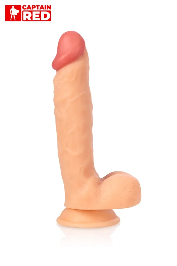 Gode réaliste The Intense 24 x 5 cm – Captain Red - 94edenstreet.com - sexshop en ligne