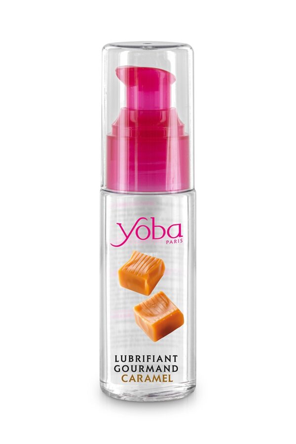 Lubrifiant parfumé caramel 50ml – Yoba - 94edenstreet.com - sexshop en ligne