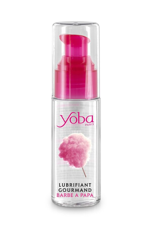 Lubrifiant parfumé barbe à papa 50ml – Yoba - 94edenstreet.com - sexshop en ligne