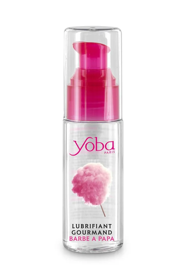 Lubrifiant parfumé barbe à papa 50ml – Yoba - 94edenstreet.com - sexshop en ligne