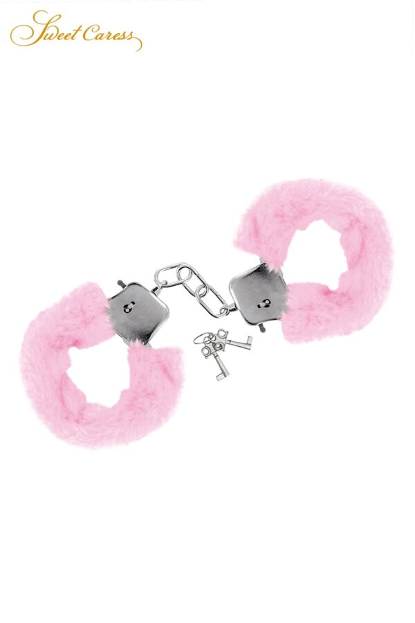 Menottes de poignets rose – Sweet Caress - 94edenstreet.com - sexshop en ligne