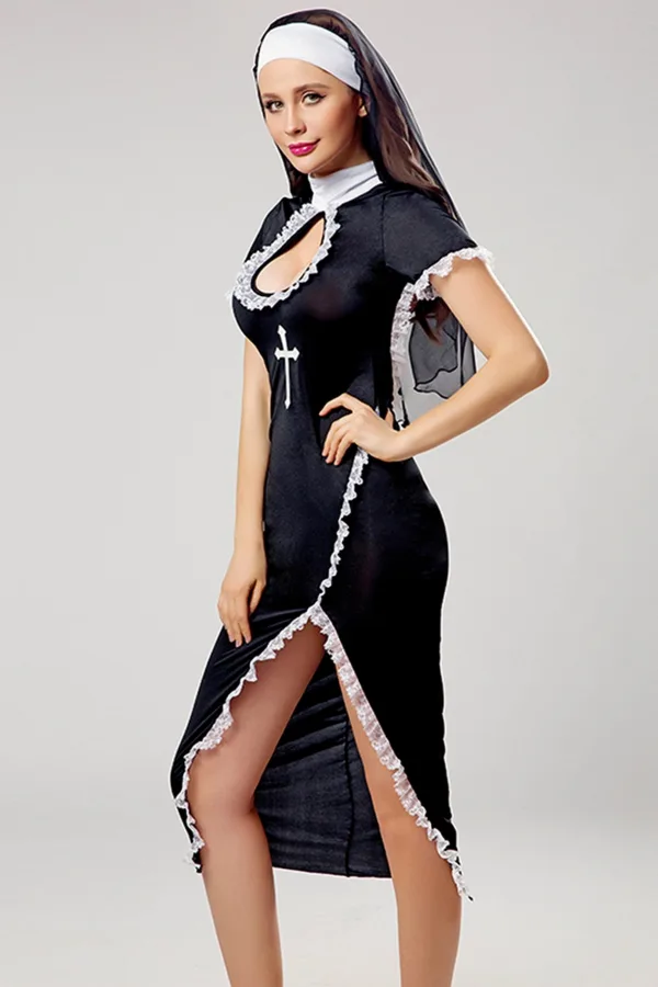 Déguisement sexy de nonne - 94edenstreet.com - sexshop en ligne