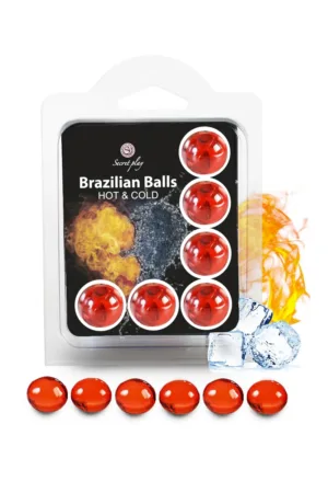 6 Brazillian balls effet chaud & froid - 94edenstreet.com - sexshop en ligne