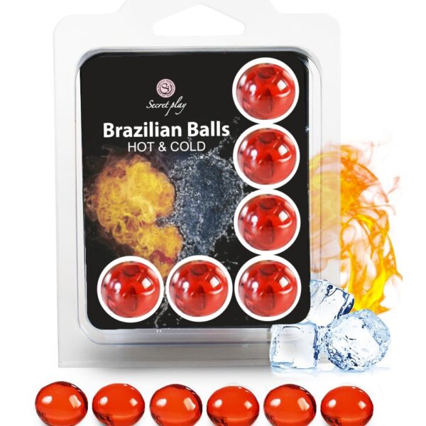 6 Brazillian balls effet chaud & froid